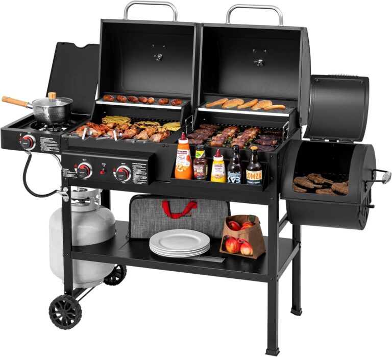 Stop Choosing Between Gas and Charcoal — This Grill Gives You Both (And a Smoker Too)