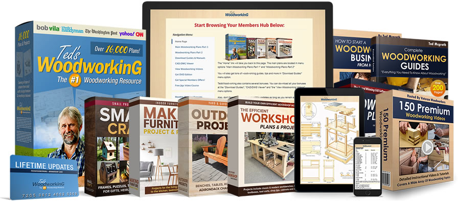 TedsWoodworking 16,000 Plans + Bonuses Review: